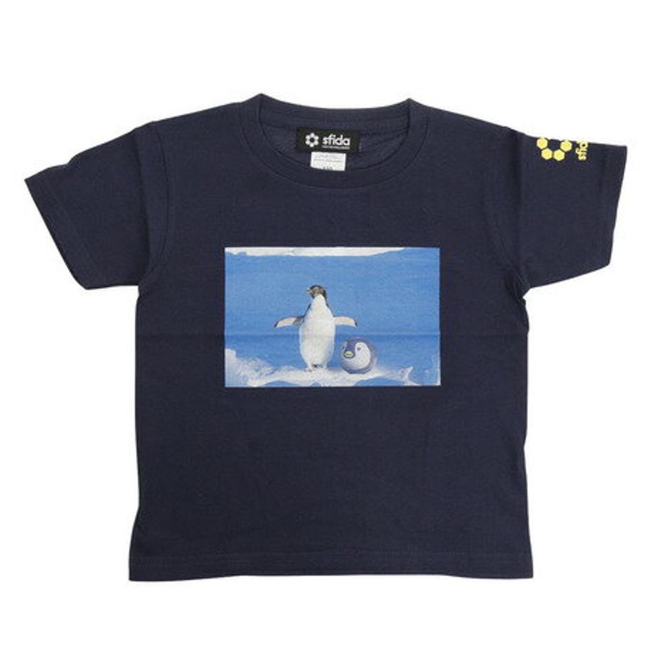 スフィーダ（SFIDA）（キッズ）ジュニア Football Zoo ペンギンTシャツ SA-20503KD