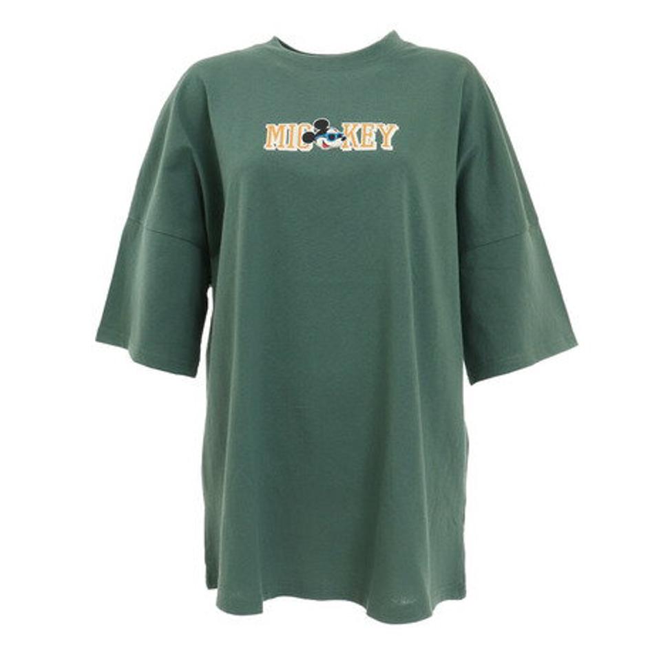 アンティバルリスティック（ANTI BALLISTIC）（レディース）ミッキー 半袖Tシャツ 222AN2ST004 GRN F