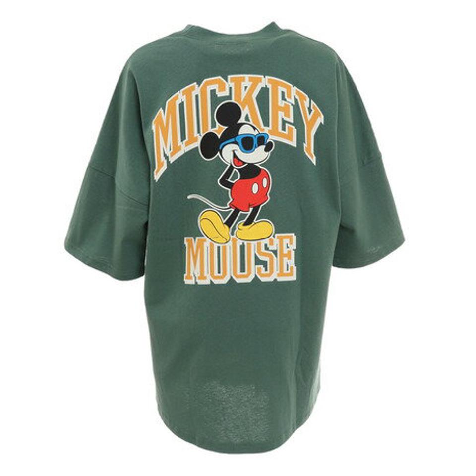 アンティバルリスティック（ANTI BALLISTIC）（レディース）ミッキー 半袖Tシャツ 222AN2ST004 GRN F