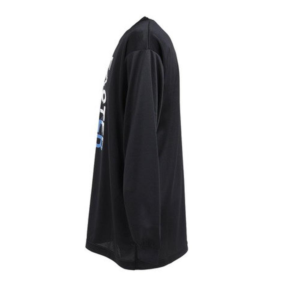 エックスティーエス（XTS）（キッズ）バスケットボールウェア ジュニア ドライプラス 長袖メッセージTシャツ 751TS3ES0043BLK 速乾