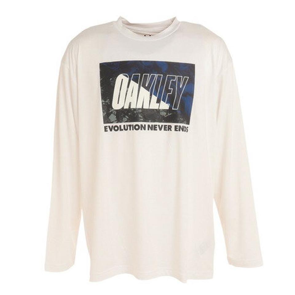 オークリー（OAKLEY）（メンズ）長袖Tシャツ Enhance Qd Bold Evo 2.0 FOA405178-100