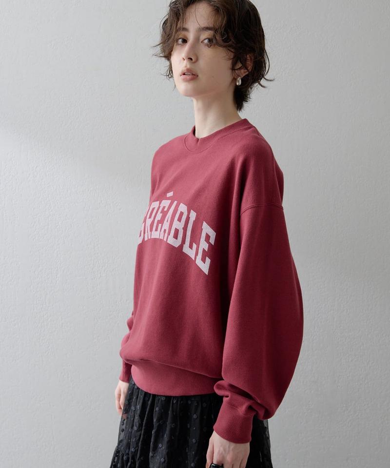 【THE PAUSE】ロゴスウェットプルオーバー