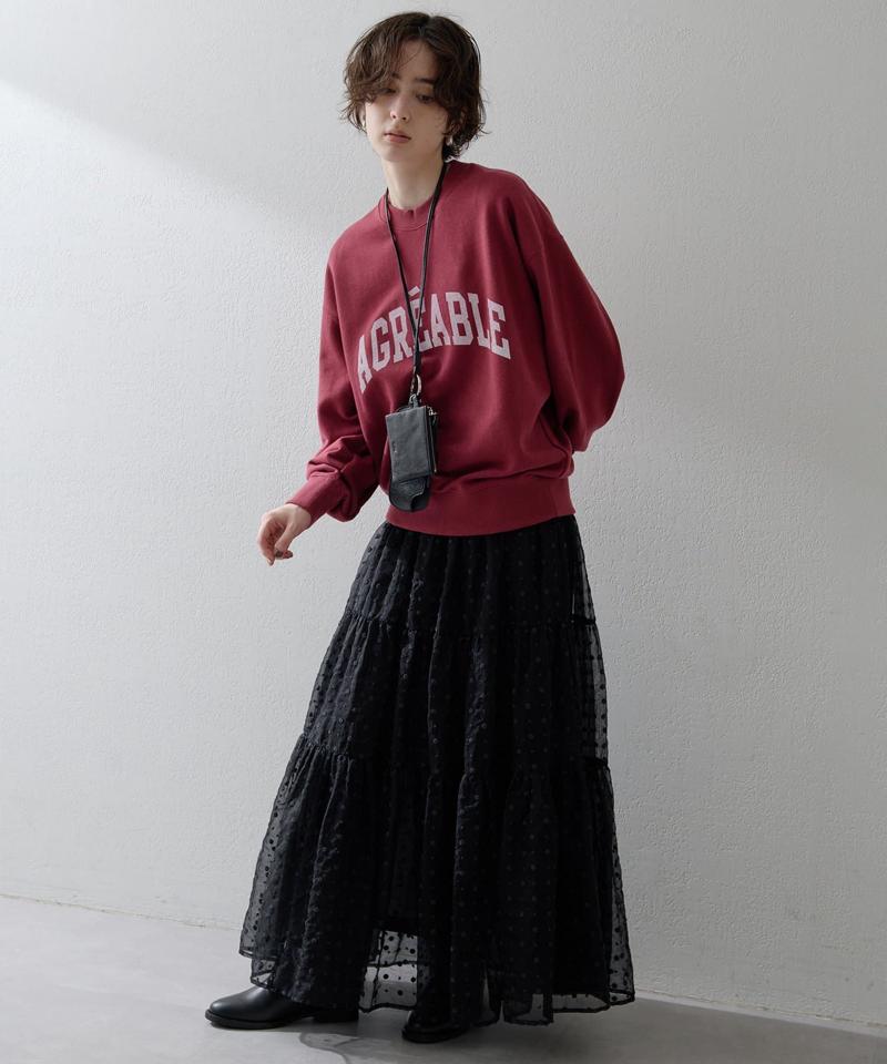 【THE PAUSE】ロゴスウェットプルオーバー
