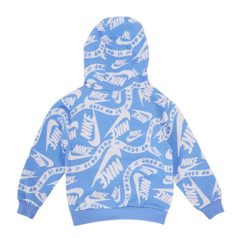【15%OFFクーポン対象！1/5まで】ナイキ（NIKE）（キッズ）ジュニア ボーイズ B NSW CLUB AOP プルオーバーフーディ 76L169-BGZ