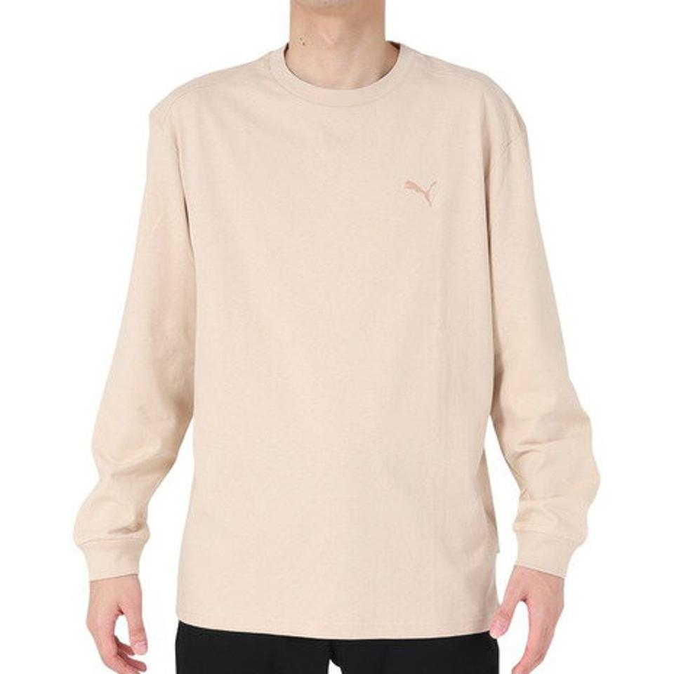 プーマ（PUMA）（メンズ）長袖Tシャツ メンズ バックプリントプリントTシャツ 674897