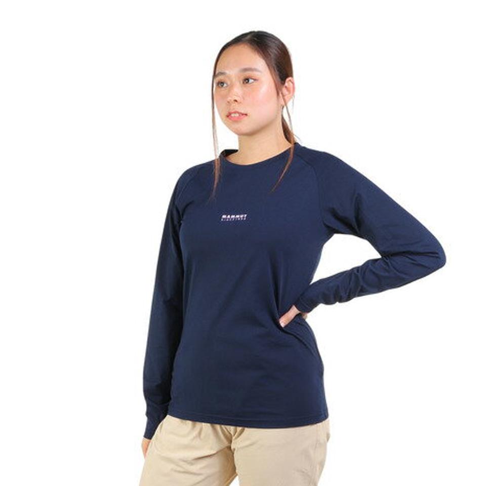 マムート（MAMMUT）（レディース）長袖Tシャツ ロンT QD ロゴプリント ロングスリーブTシャツ 1016-01040