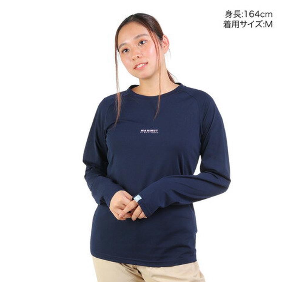 マムート（MAMMUT）（レディース）長袖Tシャツ ロンT QD ロゴプリント ロングスリーブTシャツ 1016-01040