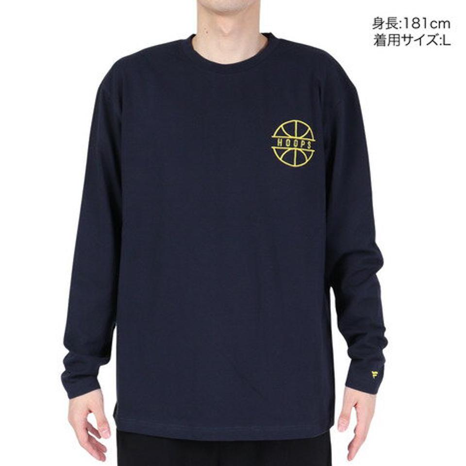 ファナティクス（Fanatics）（メンズ）バスケットボールウェア 長袖Tシャツ OT0323SS0001-NVY