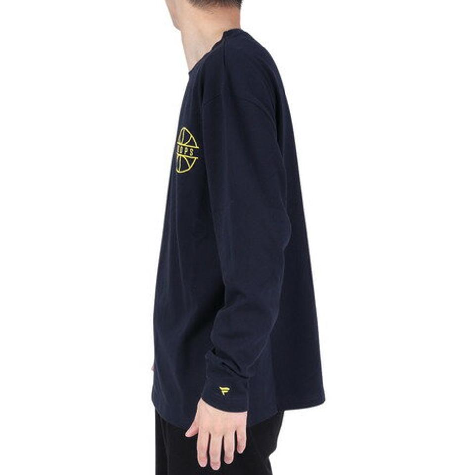 ファナティクス（Fanatics）（メンズ）バスケットボールウェア 長袖Tシャツ OT0323SS0001-NVY