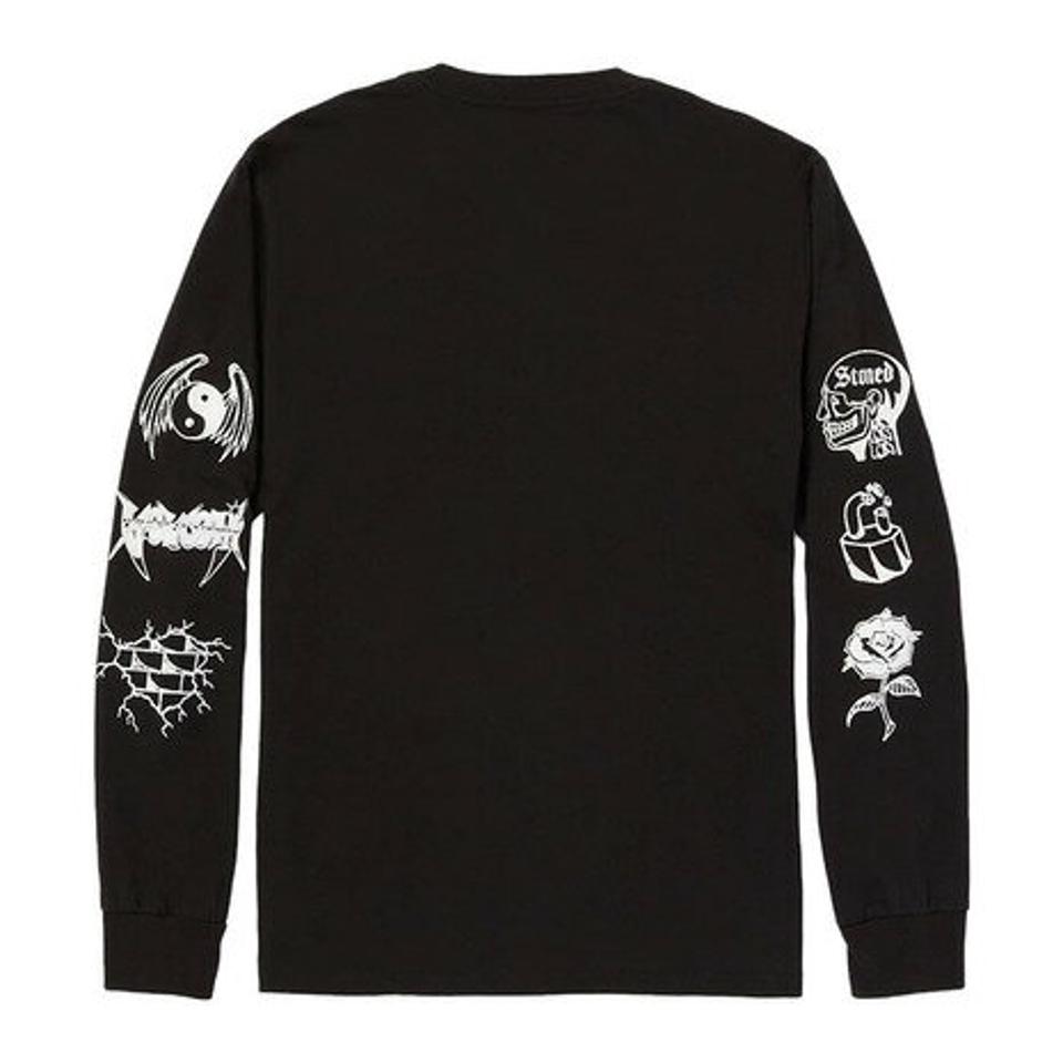 ボルコム（Volcom）（メンズ）ABOUT TIME 長袖Tシャツ 23A3642302 BLK