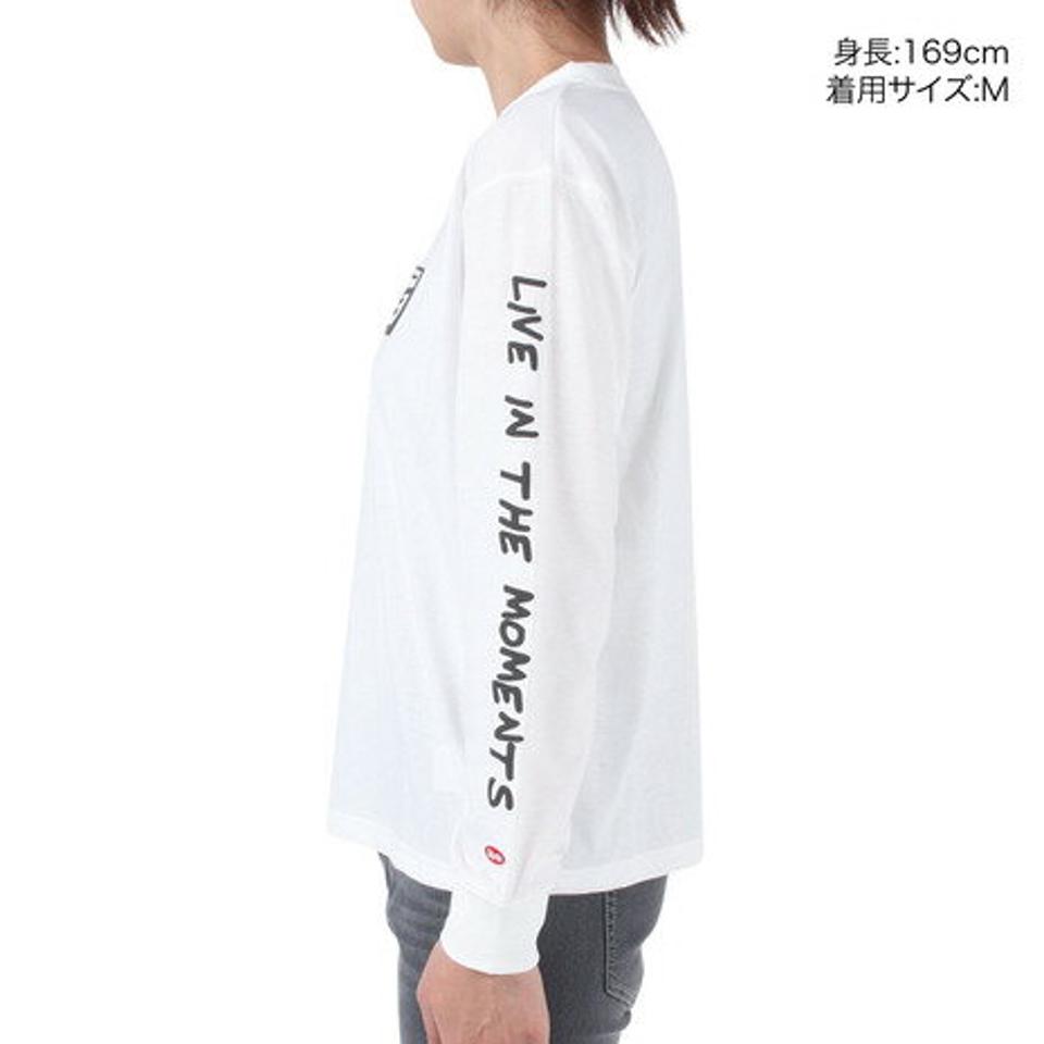 スライド（SLYDE）（レディース）GRAPHIC 長袖Tシャツ SL23FWL-APP001WHT