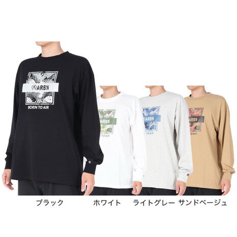 エアボーン（ARBN）（メンズ）長袖コットンTシャツ AB23FWM-APP011