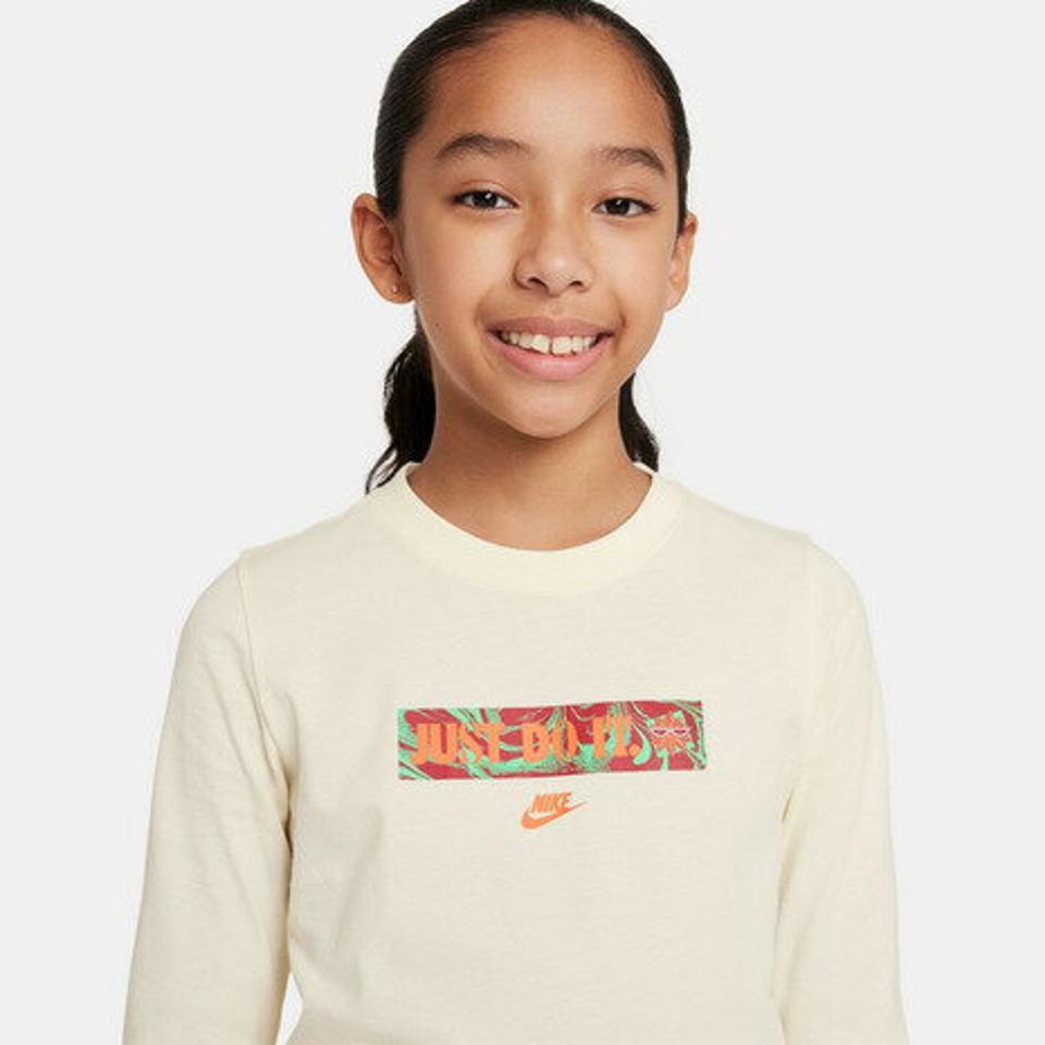 ナイキ（NIKE）（キッズ）ジュニア スポーツウェア ロングスリーブ Tシャツ FN9636-113