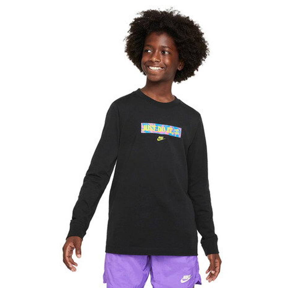 ナイキ（NIKE）（キッズ）ジュニア スポーツウェア ロングスリーブ Tシャツ FN9636-010
