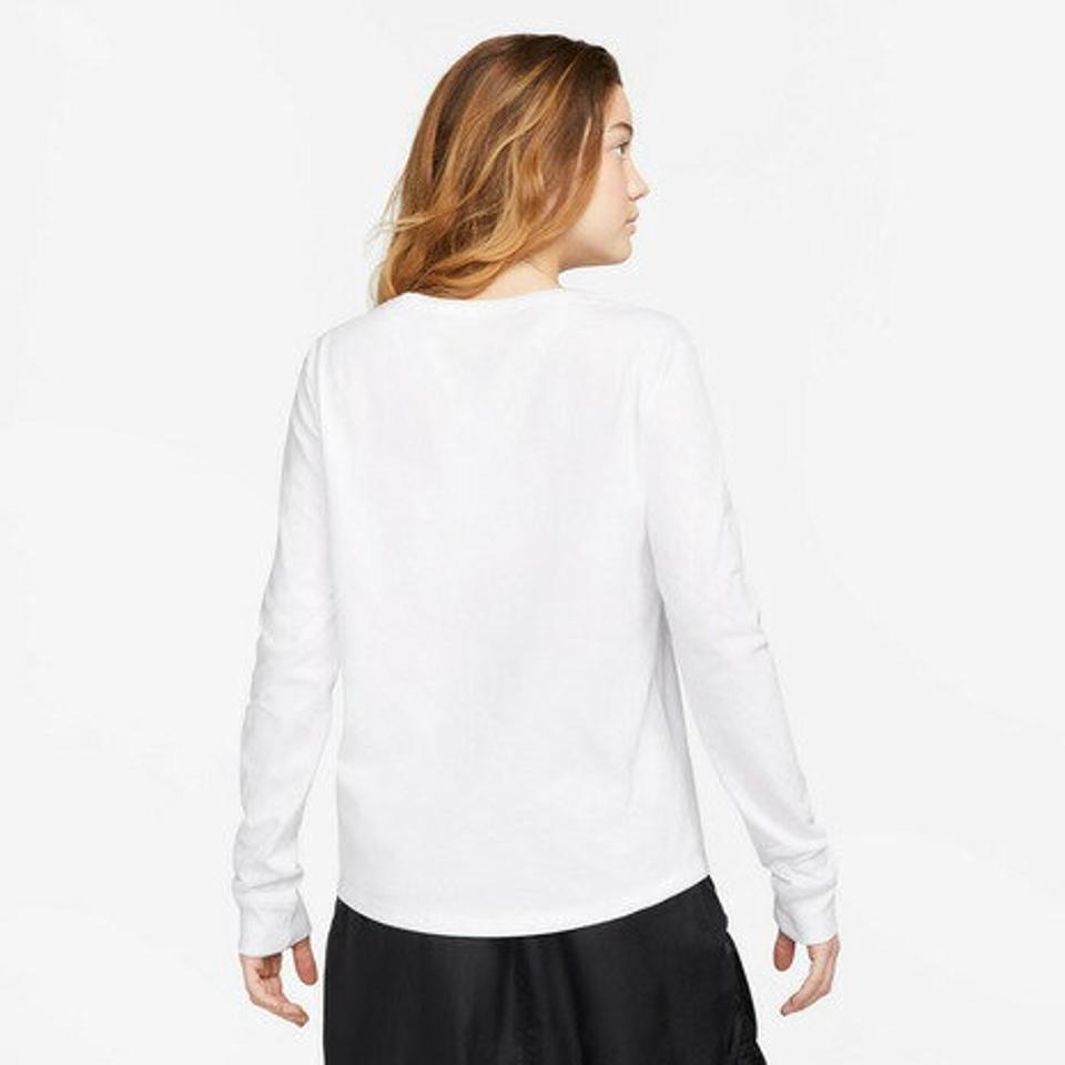 ナイキ（NIKE）（レディース）エッセンシャル ロングスリーブ ロゴ Tシャツ FJ0442-100