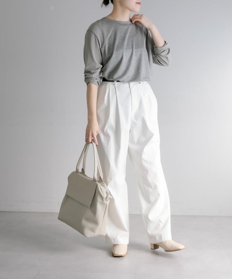 《キズが目立ちにくいシュリンクレザー使用/A4サイズ対応/お仕事バッグ》レザーフラップ2WAYバッグLサイズ