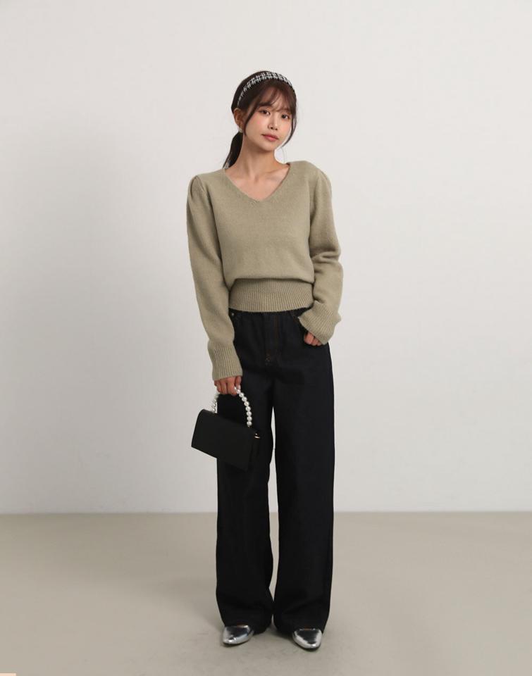裏起毛ノンフェイドワイドデニムパンツ・t01040 レディース 【pt】ボトムス パンツ デニムパンツ デニム ジーン フルレングス ハイウエスト ノンフェイド ワイド ルーズ コットン 裏起毛 無地 カジュアル 秋 冬 韓国ファッション