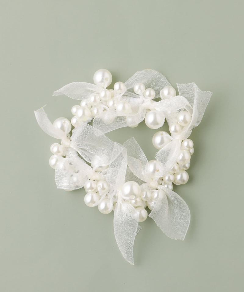 【WEB限定】【オケージョン】パールヘアゴム