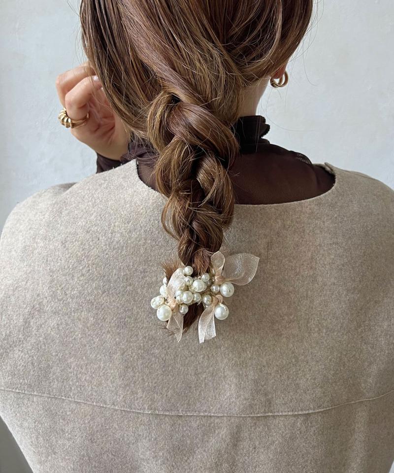 【WEB限定】【オケージョン】パールヘアゴム
