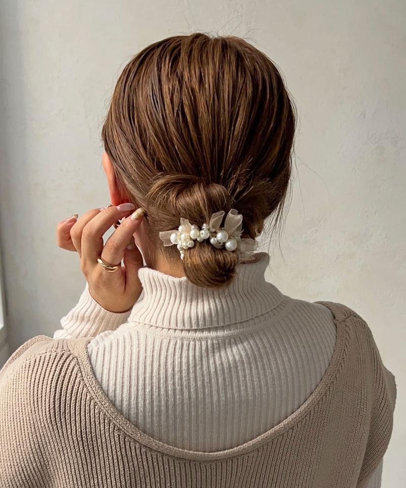 【WEB限定】【オケージョン】パールヘアゴム