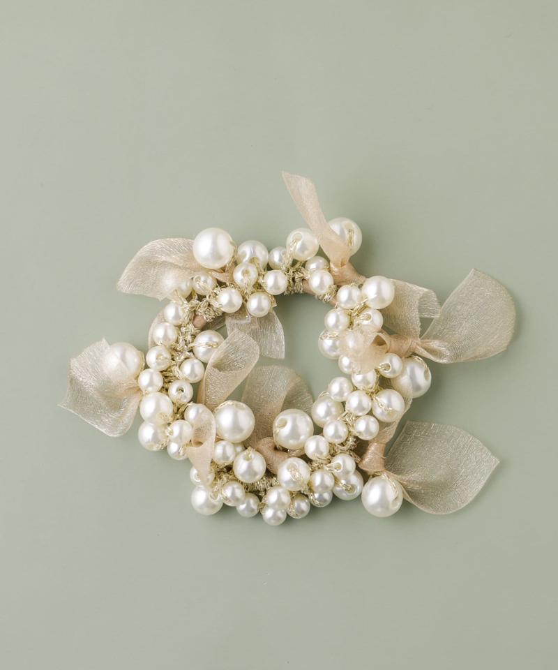 【WEB限定】【オケージョン】パールヘアゴム