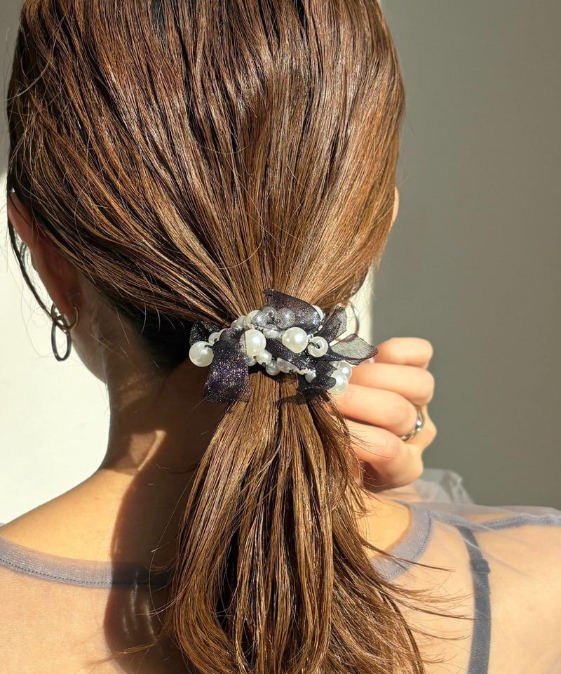 【WEB限定】【オケージョン】パールヘアゴム