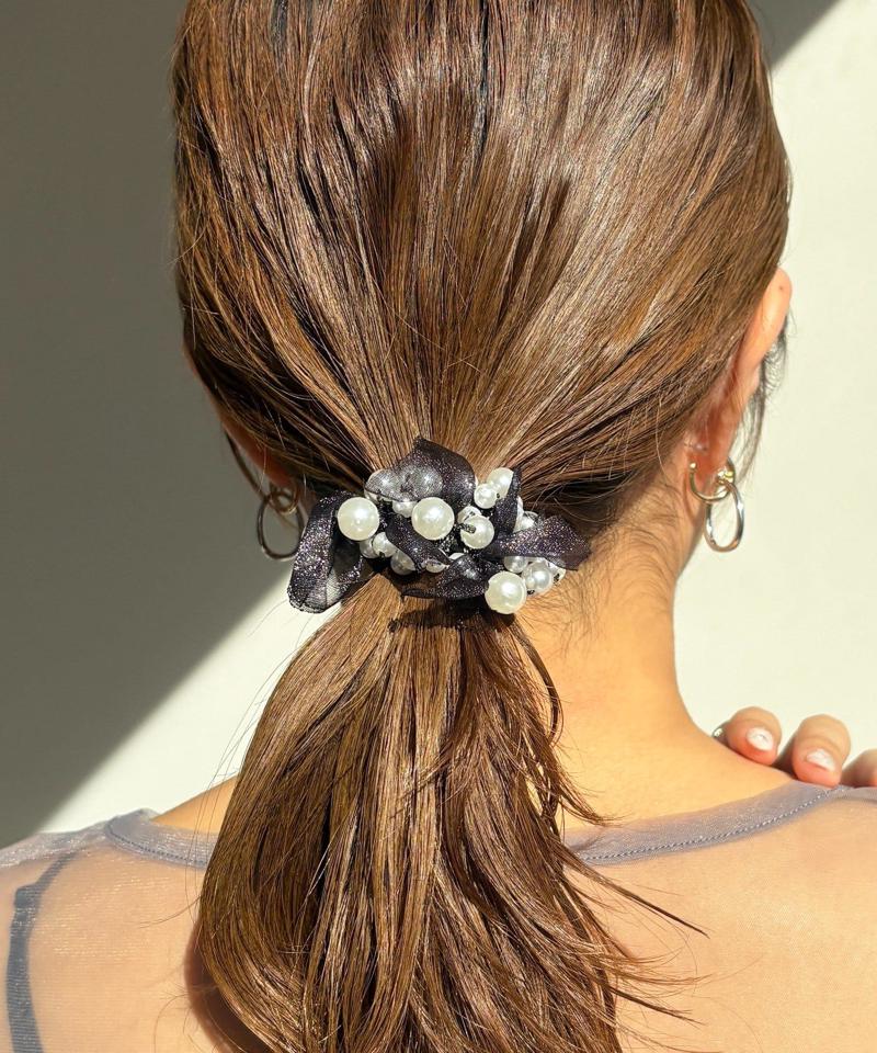 【WEB限定】【オケージョン】パールヘアゴム