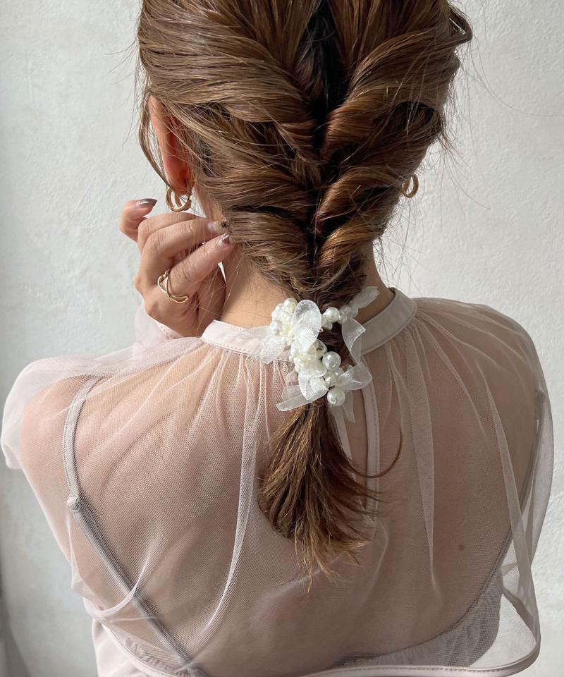 【WEB限定】【オケージョン】パールヘアゴム