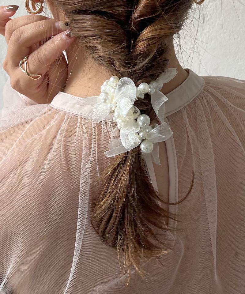 【WEB限定】【オケージョン】パールヘアゴム