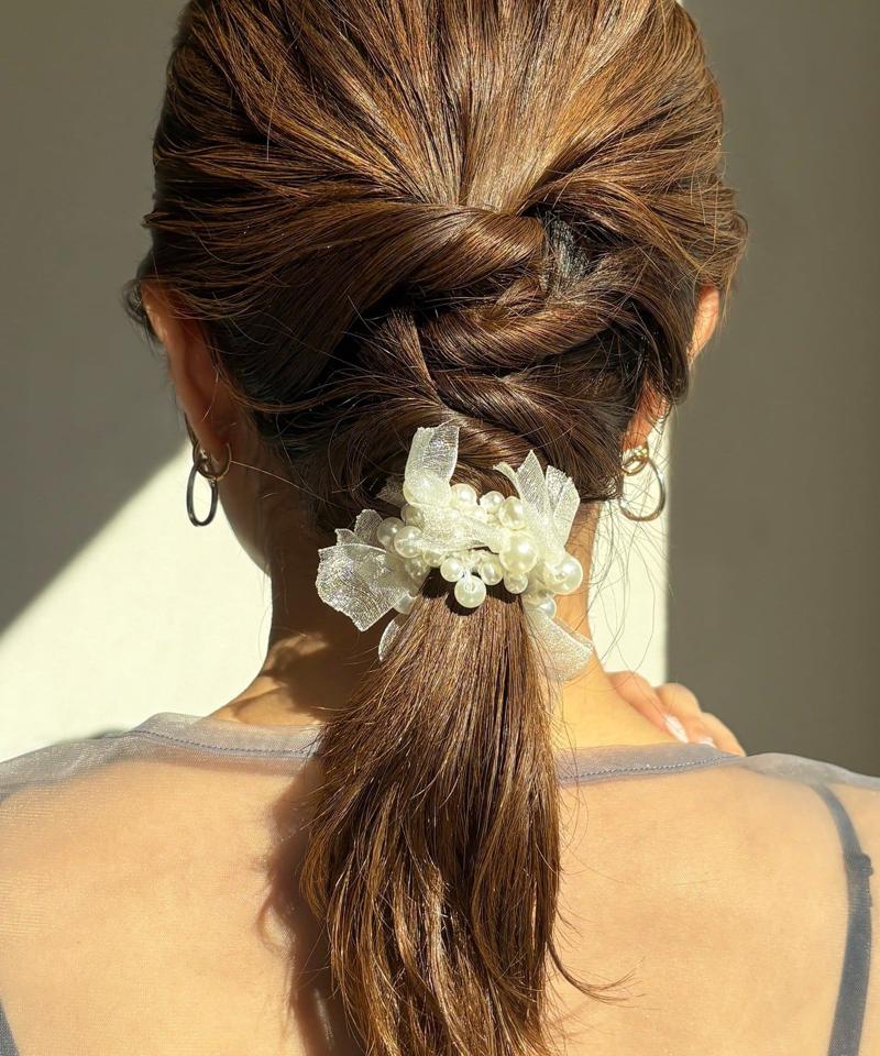 【WEB限定】【オケージョン】パールヘアゴム