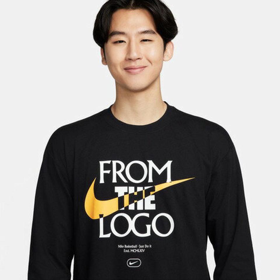 ナイキ（NIKE）（メンズ）バスケットボールウェアマックス 90 長袖Tシャツ FQ4921-010