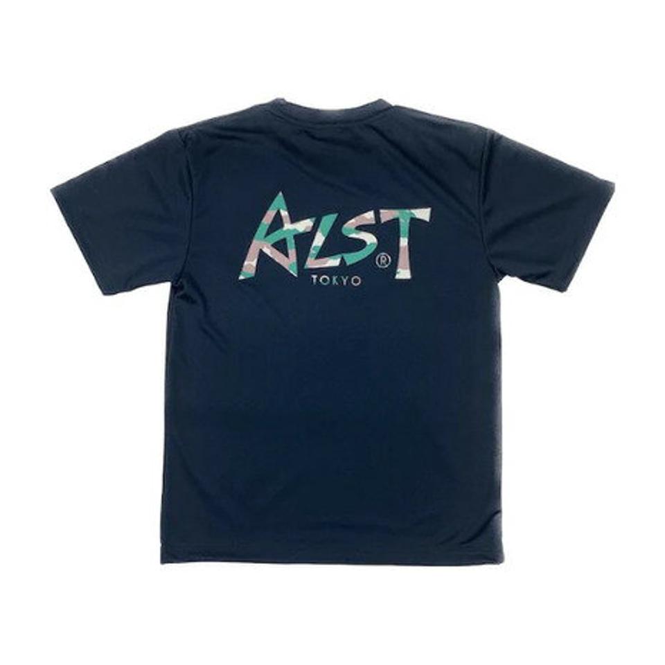 アルスト（ALST）（メンズ）バレーボールウェア 半袖Tシャツ バックカモフラージュロゴ VB23TS05