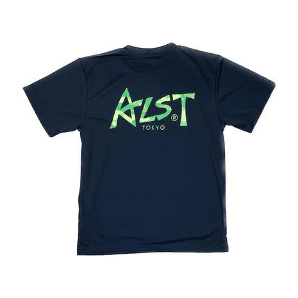 アルスト（ALST）（メンズ）バレーボールウェア 半袖Tシャツ バックカモフラージュロゴ VB23TS05