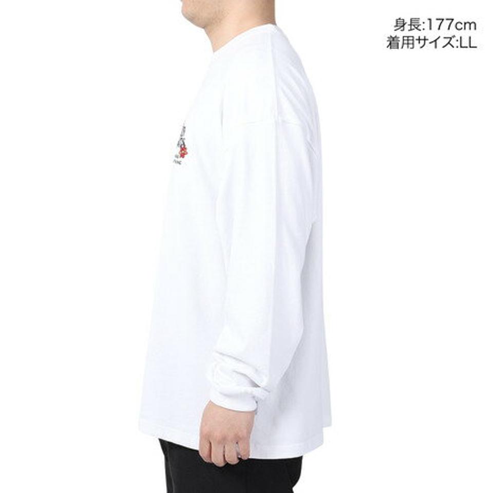 【SOY受賞記念1/30 9:59までエントリーでP4倍】ベンデイビス（BEN DAVIS）（メンズ、レディース）HARVEST BRUSHED 長袖Tシャツ 24380022-07WHT