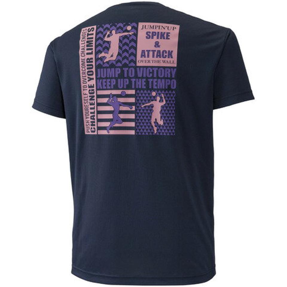 ミズノ（MIZUNO）（メンズ）バレーボールウェア グラフィックTシャツ V2MA908614