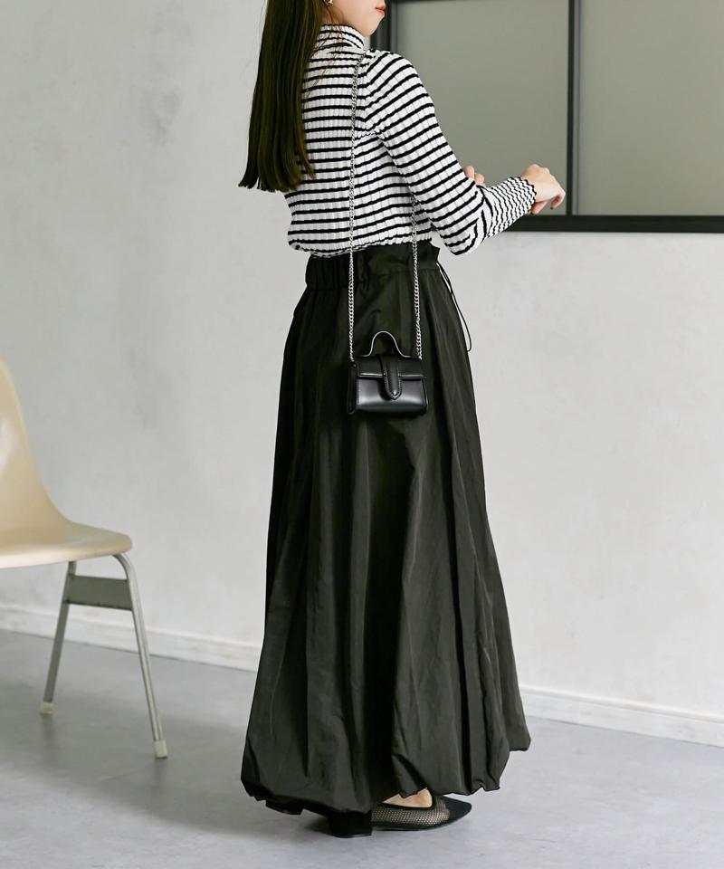 ウエストドロストバルーンスカート
