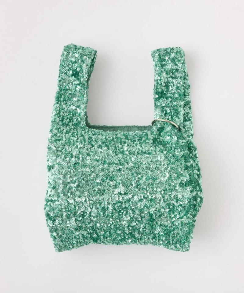 カラビナ付きスパンコールBAG