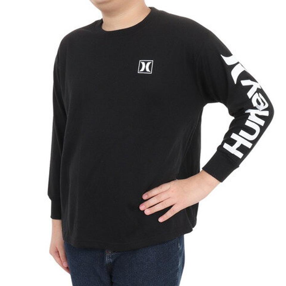 ハーレー（HURLEY）（キッズ）ジュニア B ARM OAO 長袖Tシャツ 23 BLS2200001-BLK