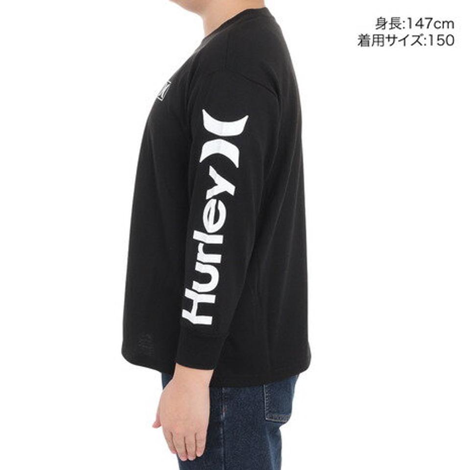 ハーレー（HURLEY）（キッズ）ジュニア B ARM OAO 長袖Tシャツ 23 BLS2200001-BLK