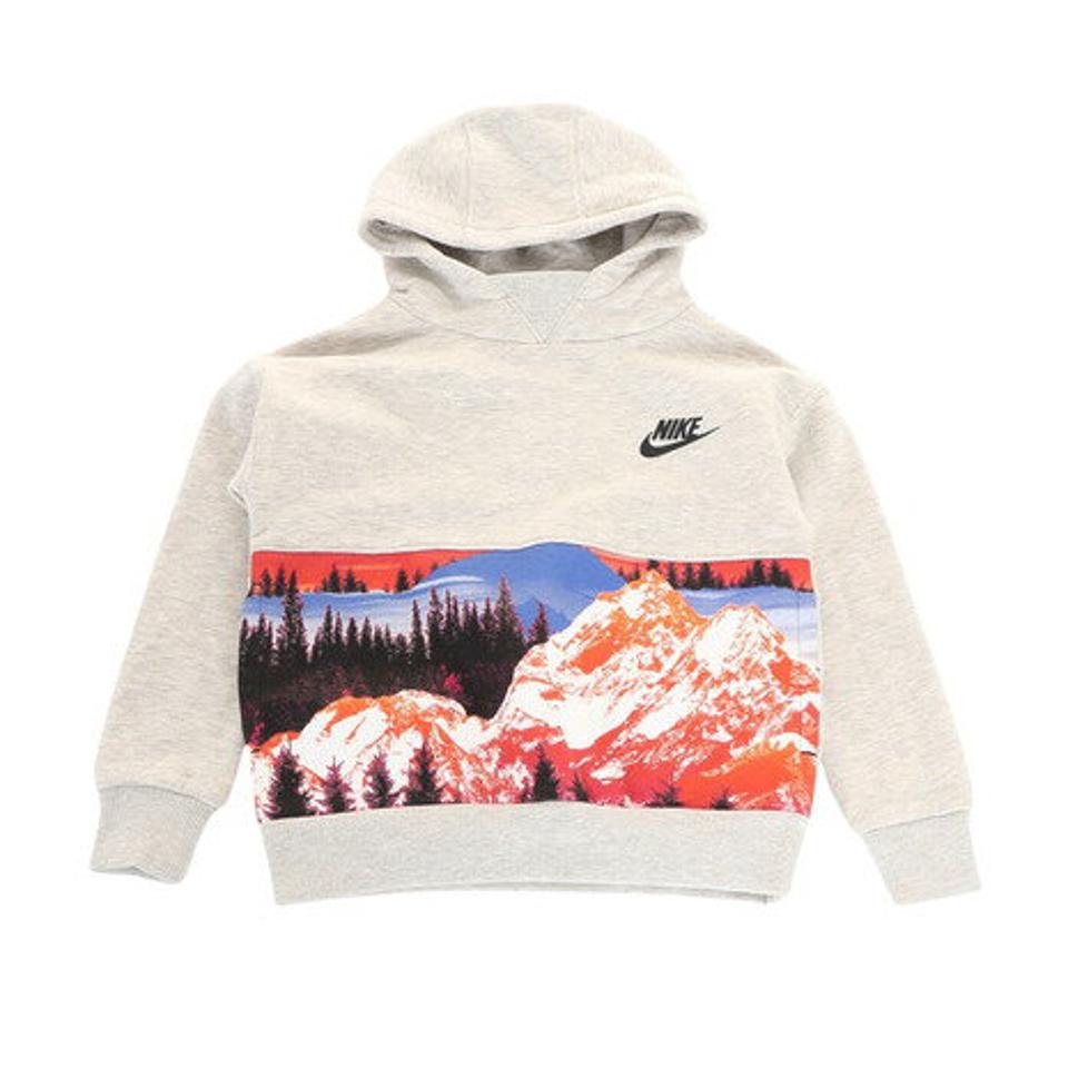 ナイキ（NIKE）（キッズ）スノーデイフリースプリント プルオーバー 86L391-C87