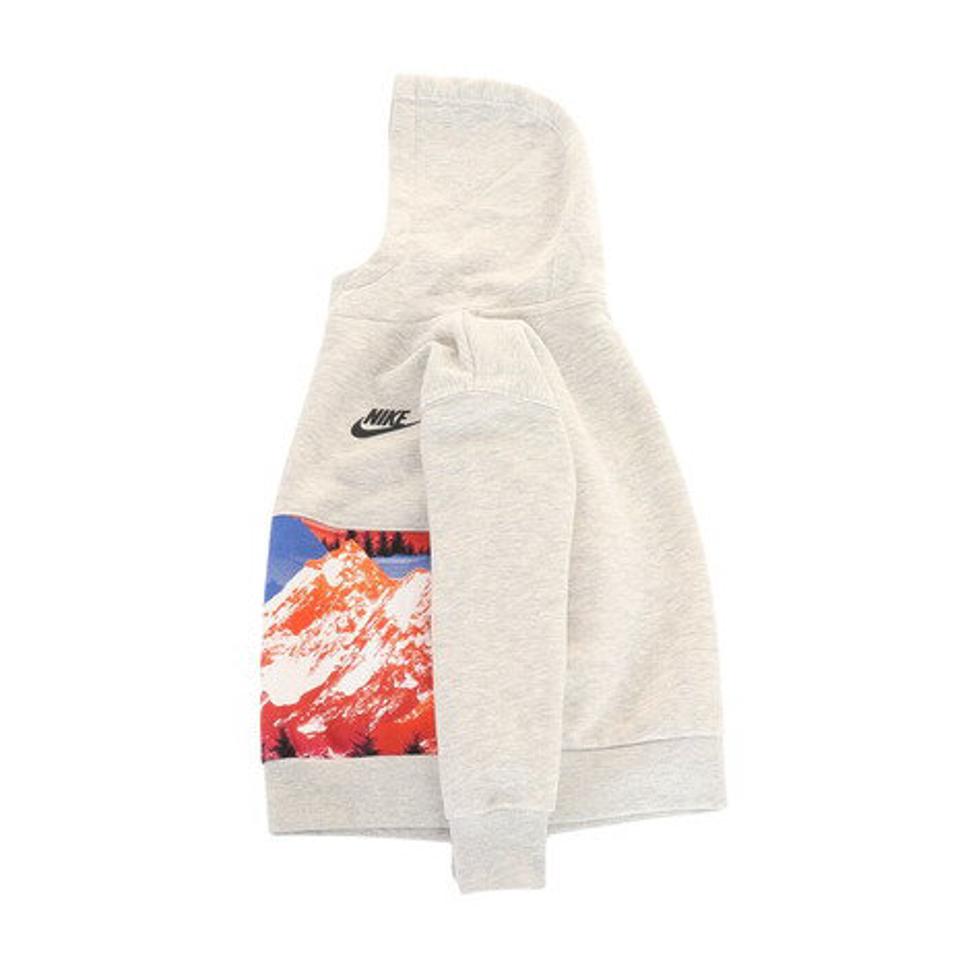 ナイキ（NIKE）（キッズ）スノーデイフリースプリント プルオーバー 86L391-C87