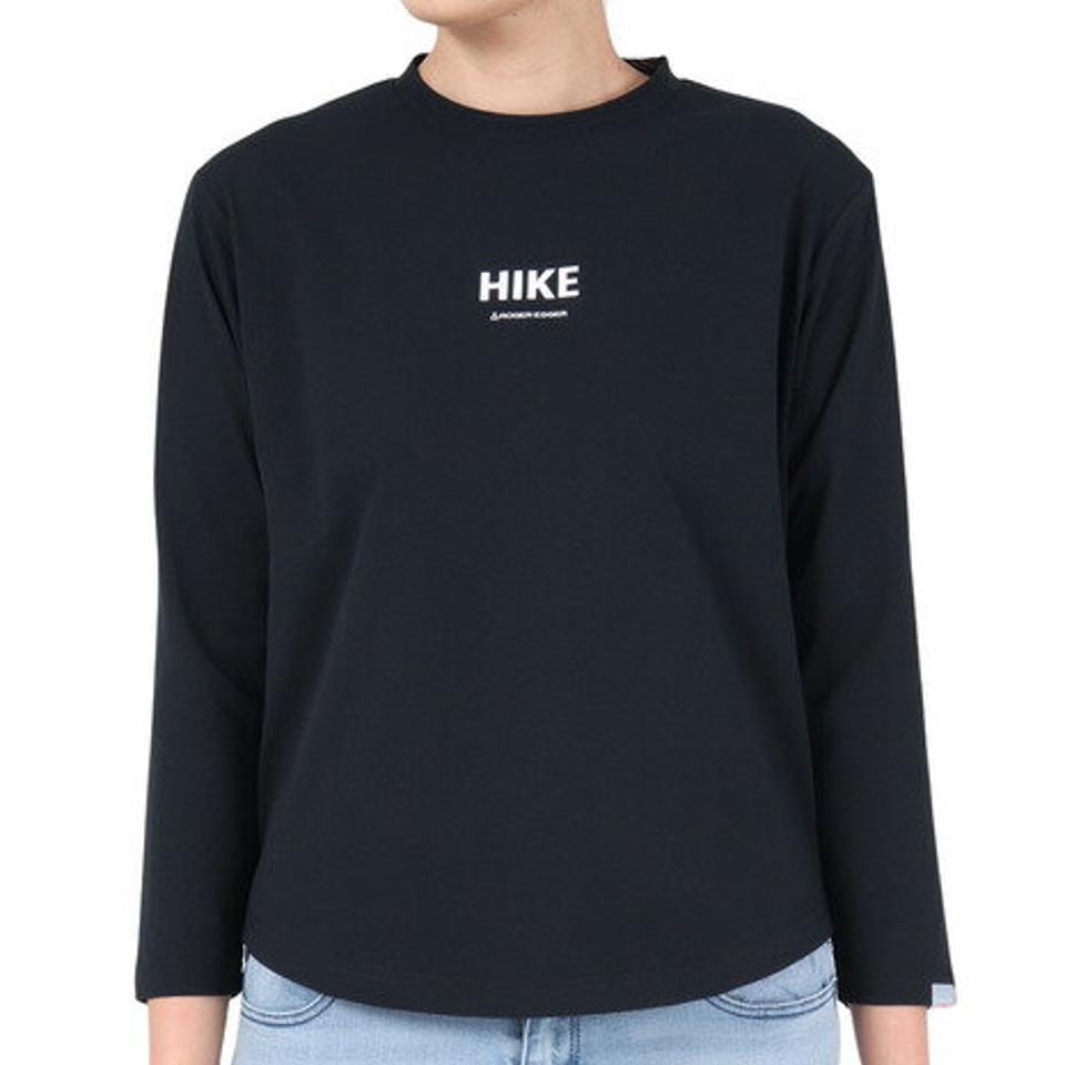 ロジャーエーガー（ROGEREGGER）（レディース）長袖Tシャツ ロンT HIKE RE23FUK5610003 BLK ブラック