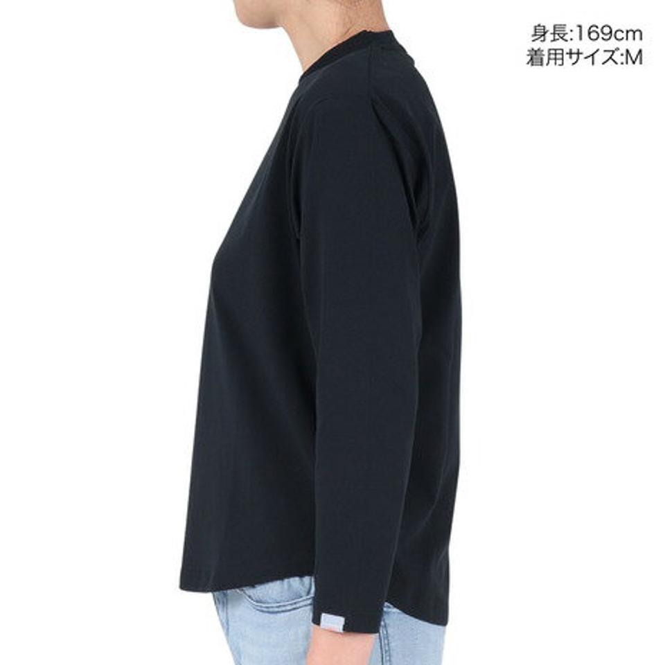 ロジャーエーガー（ROGEREGGER）（レディース）長袖Tシャツ ロンT HIKE RE23FUK5610003 BLK ブラック