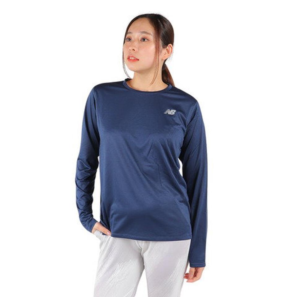 【3/25 24h限定 エントリー＆対象3店舗買い回りで最大P10倍！】ニューバランス（new balance）（レディース）エッセンシャルズ 長袖Tシャツ WT41225NNY
