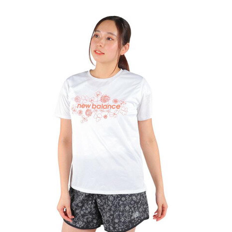 【3/25 24h限定 エントリー＆対象3店舗買い回りで最大P10倍！】ニューバランス（new balance）（レディース）スペシャルエディション 半袖Tシャツ AWT4107YWT