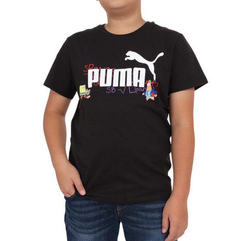 プーマ（PUMA）（キッズ）半袖Tシャツ キッズ 623351 01 BLK