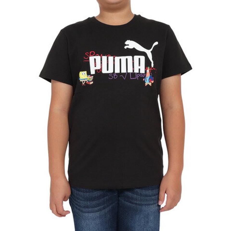 プーマ（PUMA）（キッズ）半袖Tシャツ キッズ 623351 01 BLK