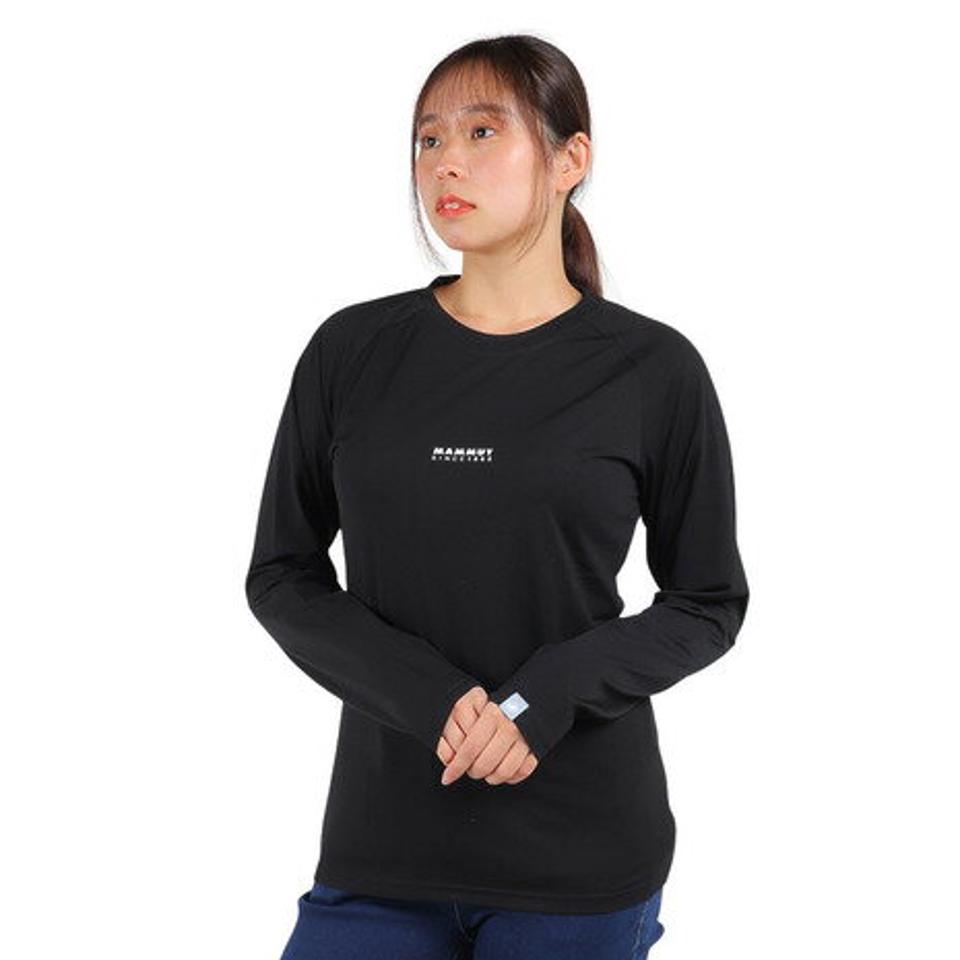 マムート（MAMMUT）（レディース）長袖Tシャツ ロンT QD ロゴプリント ロングスリーブTシャツ AF 1016-01040-00253