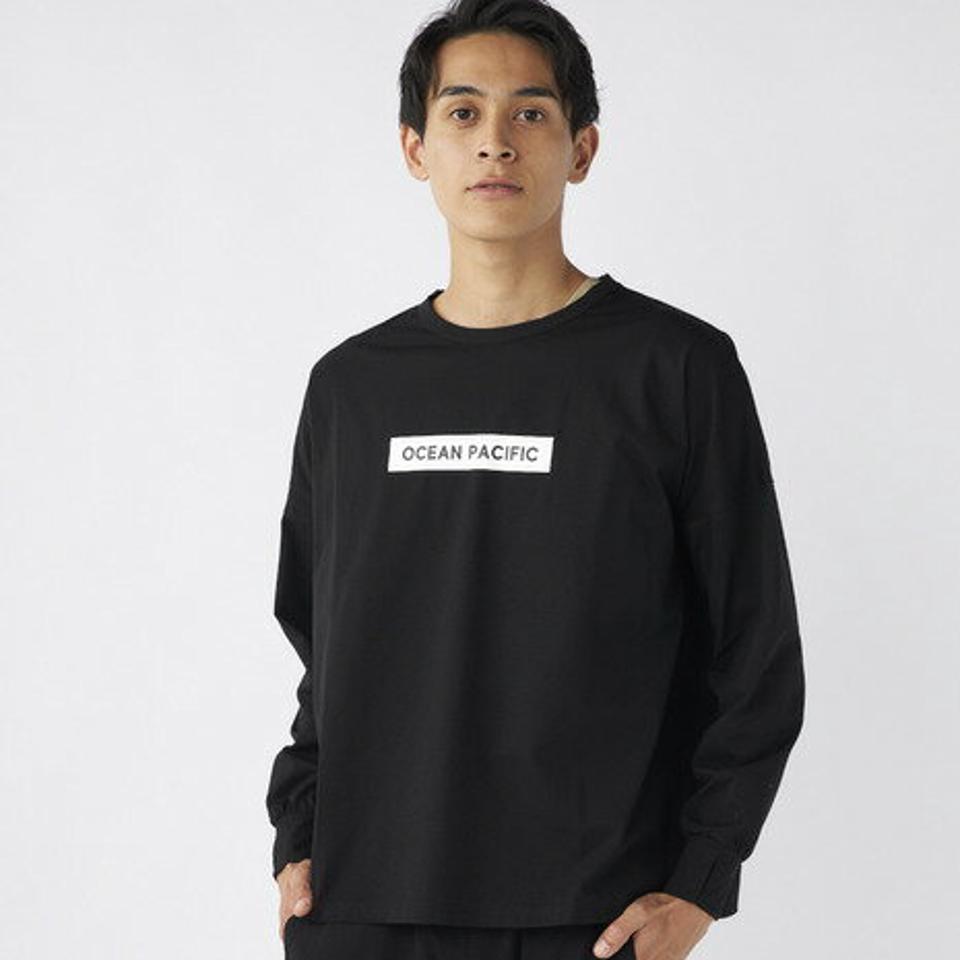 【SOY受賞記念1/30 9:59までエントリーでP4倍】オーシャンパシフィック（Ocean Pacific）（メンズ、レディース）ロゴ 長袖Tシャツ 543004 BLK