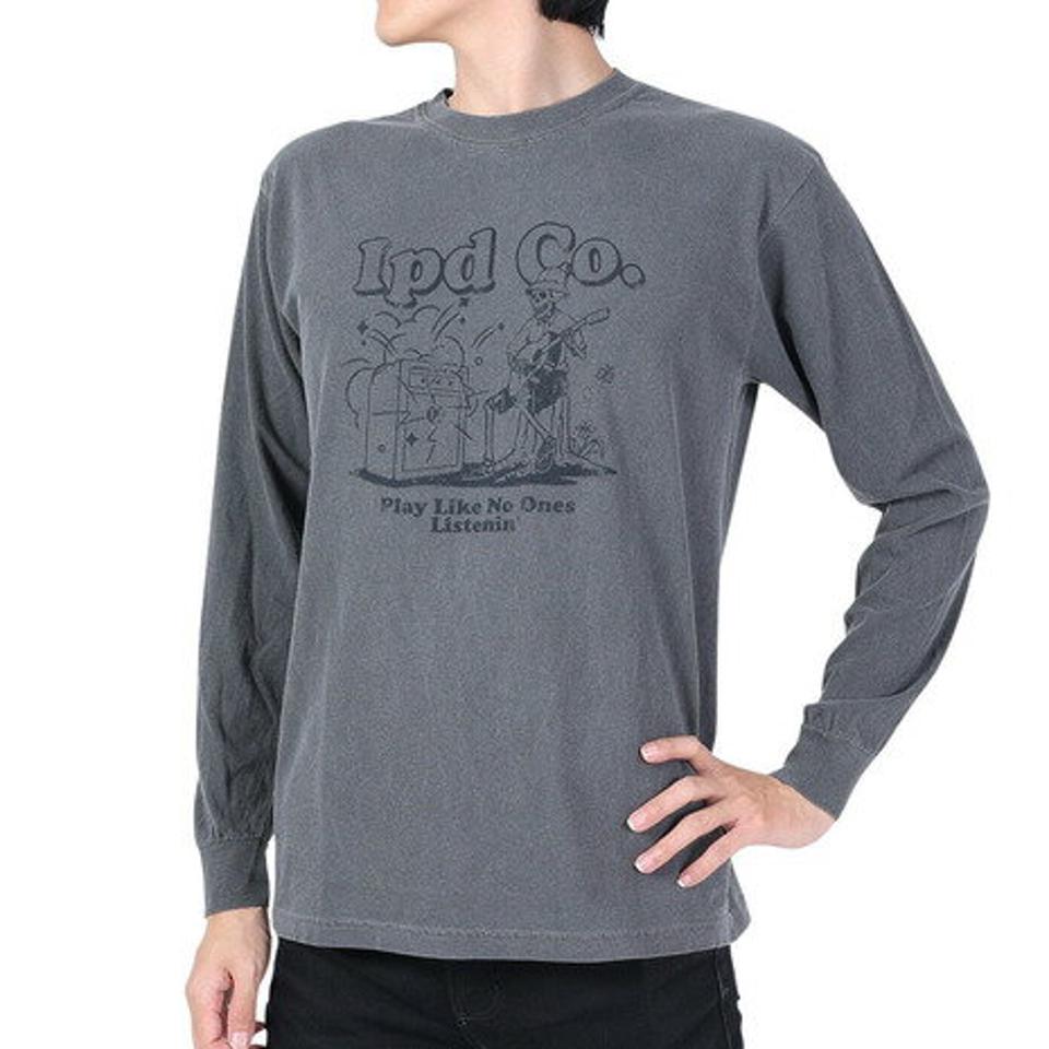 IPD（IPD）（メンズ）STAY TUNE 長袖Tシャツ IPDLSST-603-C.GRY